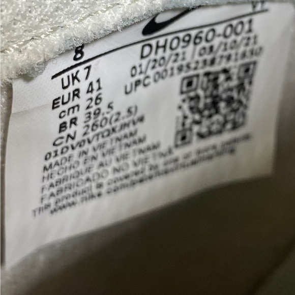 Nike Dunk Hi SE Light Bone Green‎ Noise DH0960-001 Size 8 main image 11
